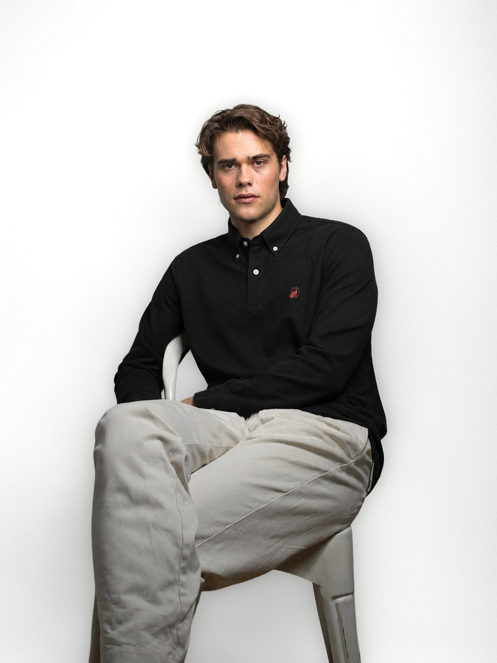 Black Classic Marjing Polo