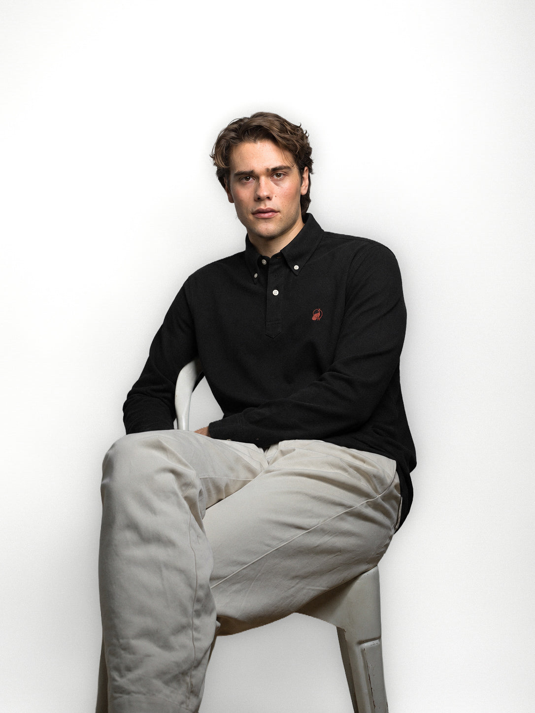 Black Classic Marjing Polo