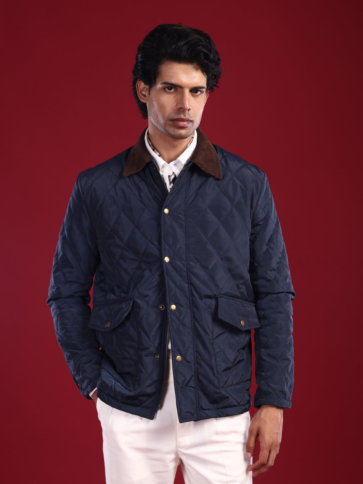 The Tagore Jacket: Prrusian Blue