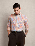 The Karikala: Slim Fit Summer Check Poplin Shirt
