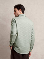The Udai: Slim Fit Supima Cotton Checkered Pista Shirt