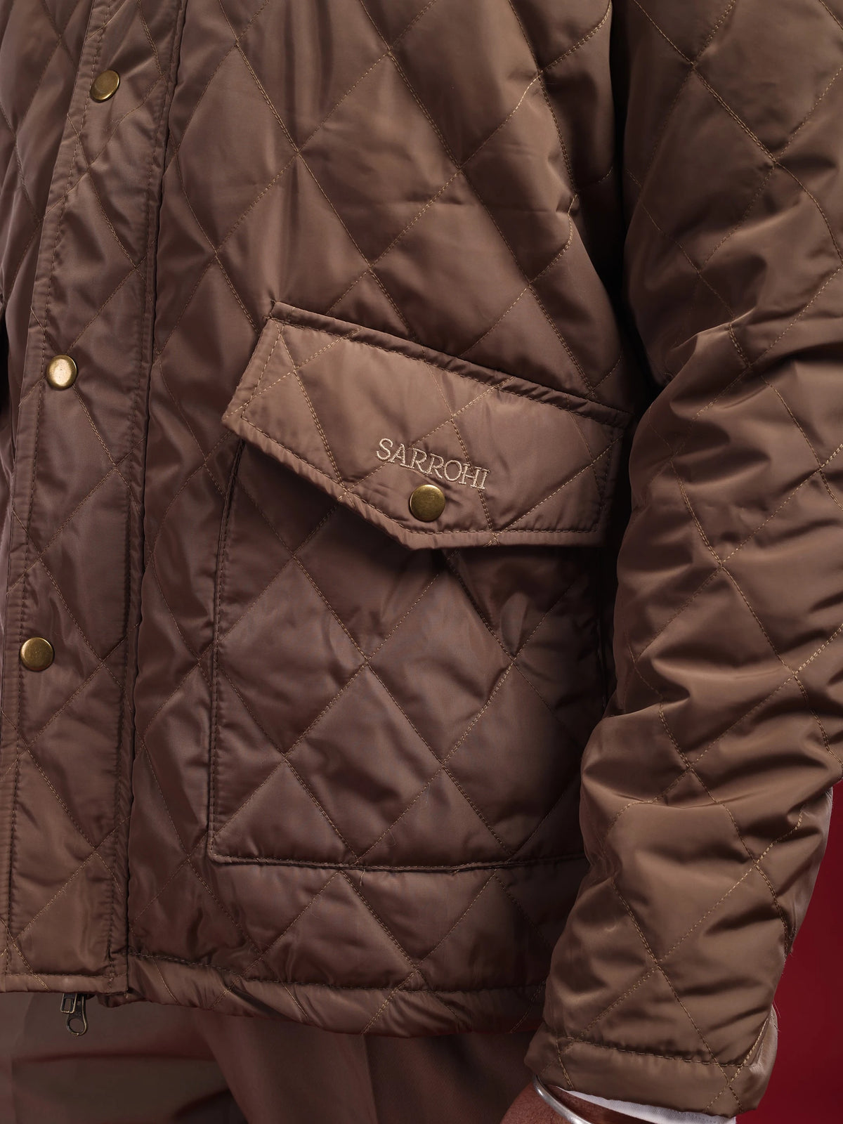The Tagore Jacket: Mocha Brown