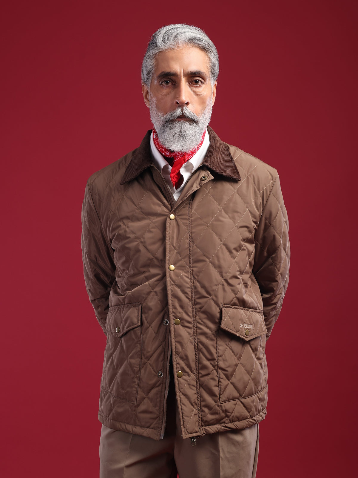 The Tagore Jacket: Mocha Brown