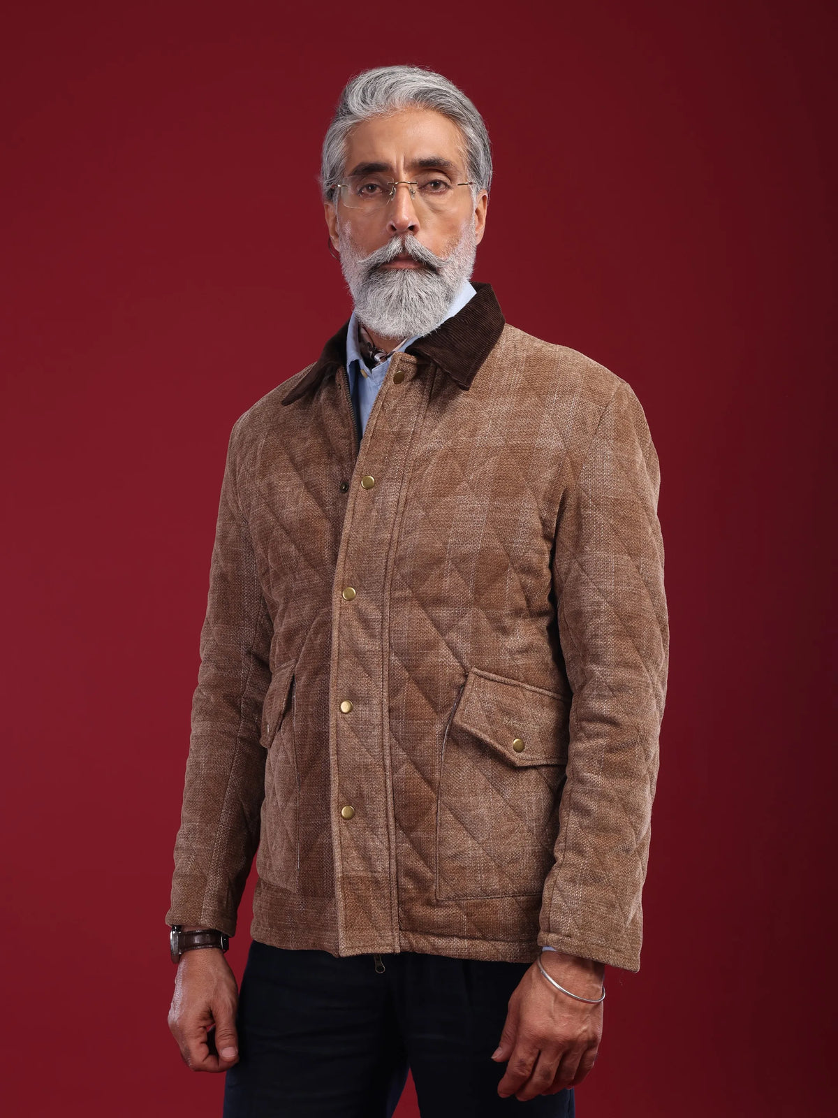 The Tagore Jacket: Brooklyn Check Woolen Jacket (Special Edition)