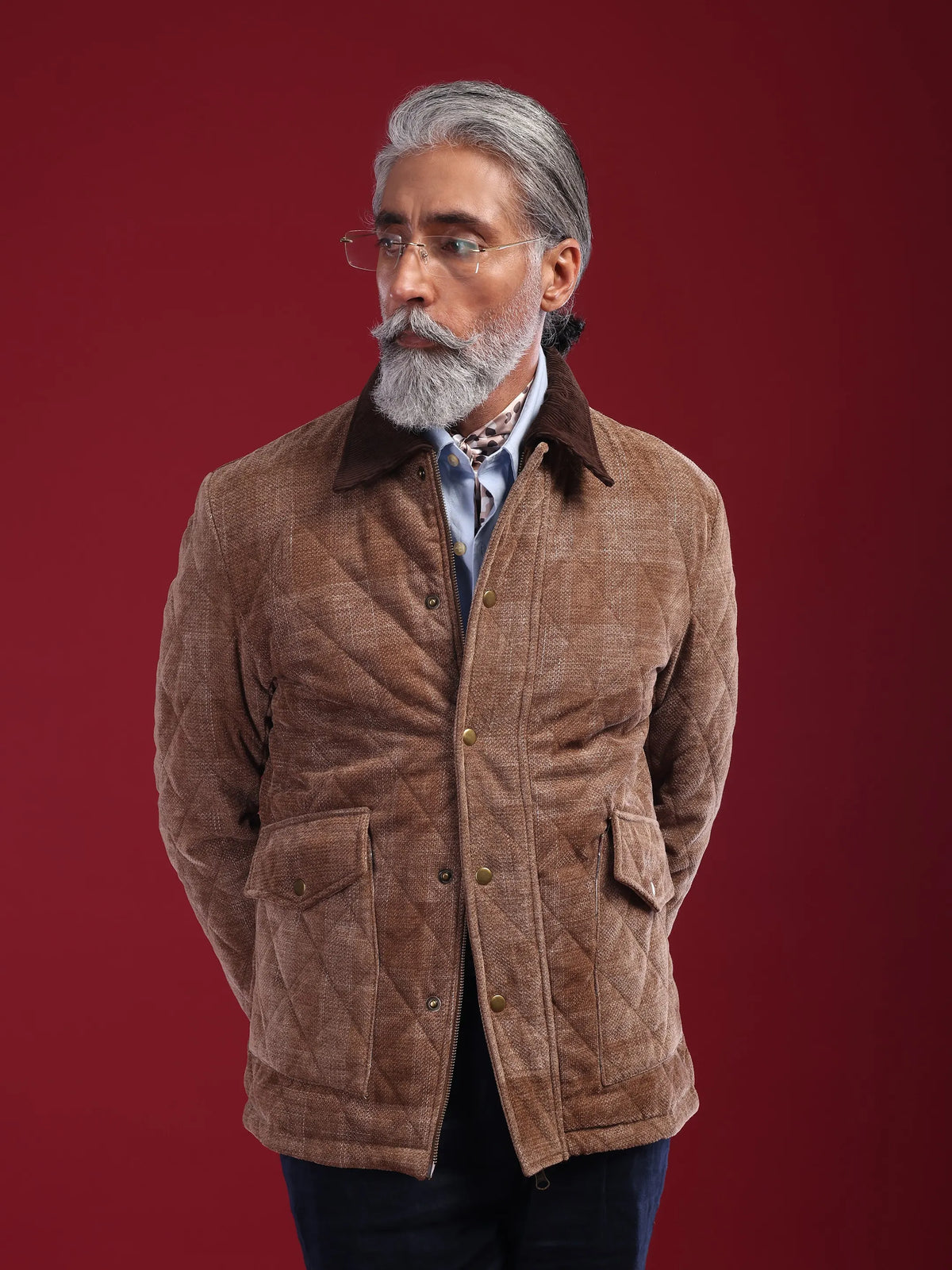 The Tagore Jacket: Brooklyn Check Woolen Jacket (Special Edition)