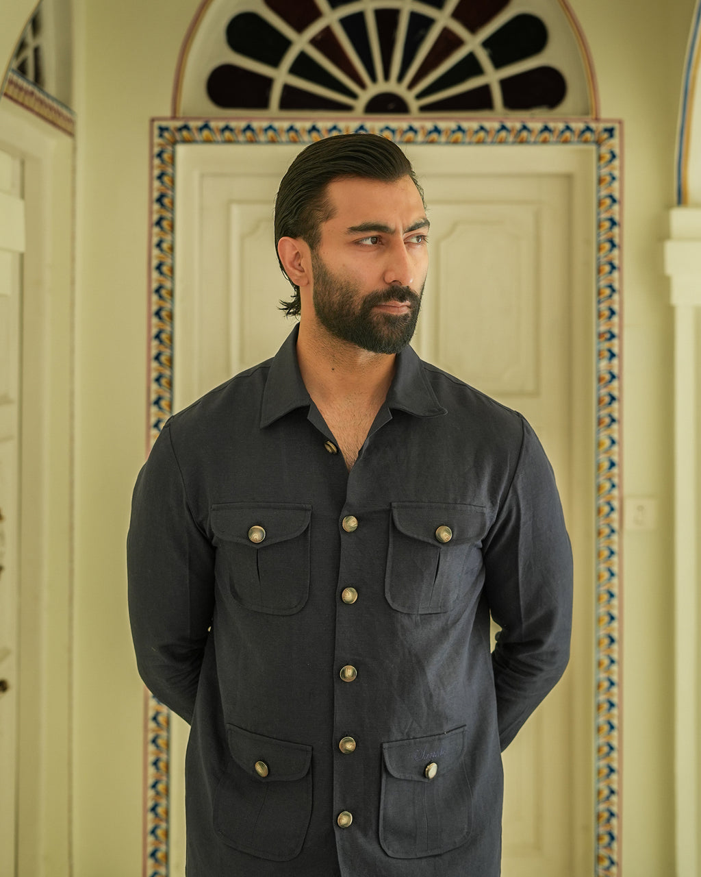 The Bose Navy Blue Field Shirt