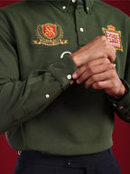 Olive Green Marjing Heritage Polo
