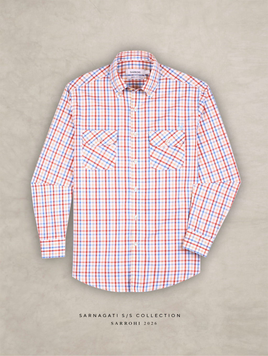 The Karikala: Slim Fit Summer Check Poplin Shirt
