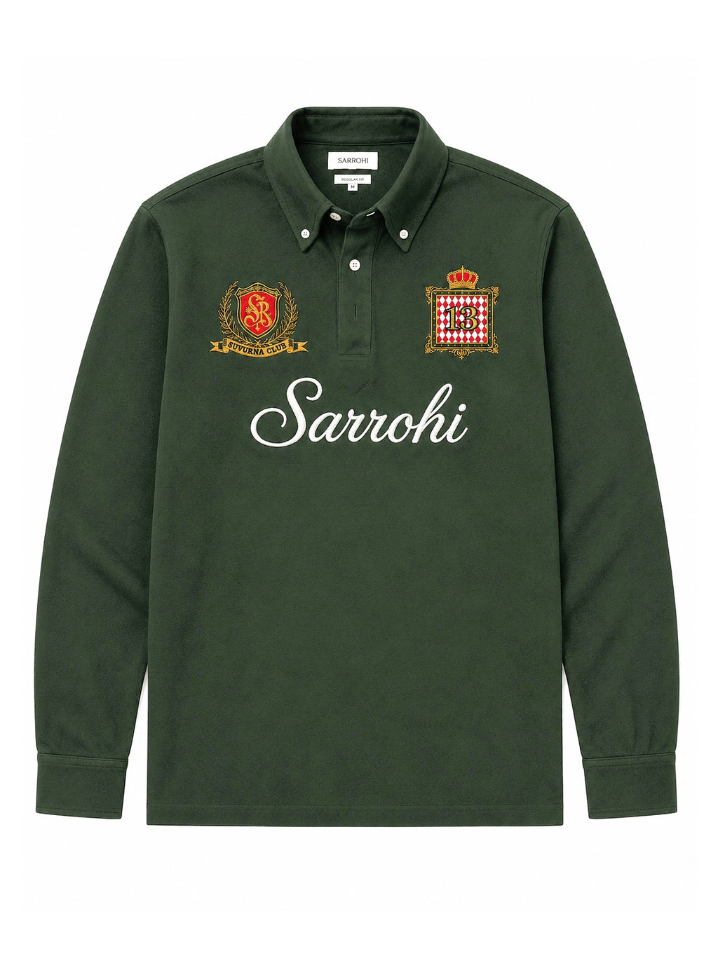Olive Green Marjing Heritage Polo