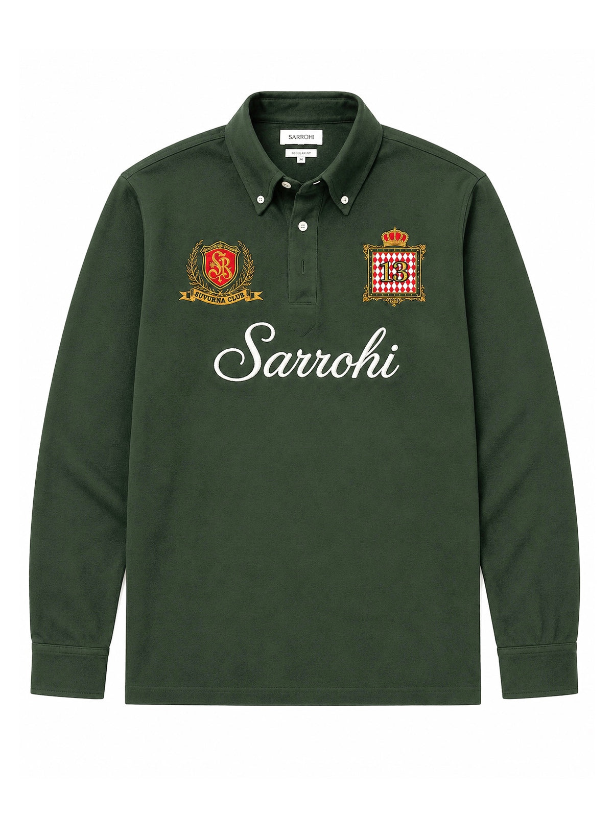 Olive Green Marjing Heritage Polo