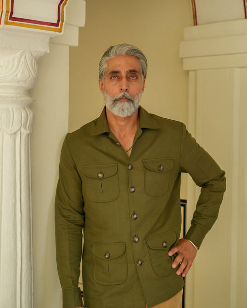 The Bose Olive Green Field Shirt