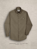 The Rawal: Slim Fit Solid Pista Oxford Shirt