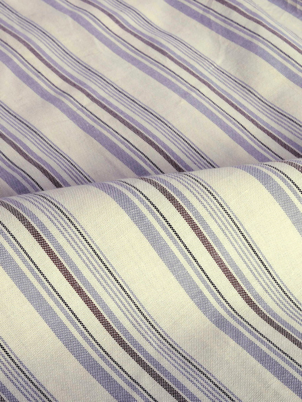 The Karikala: Slim Fit Striped Grey Poplin Shirt