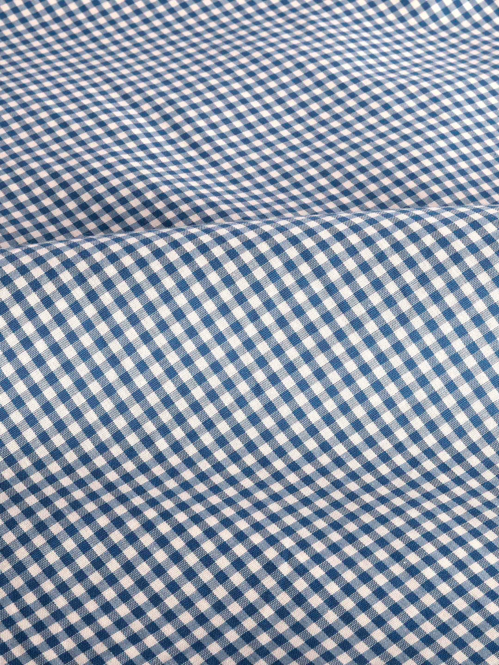 The Karikala: Slim Fit Supima Cotton Checkered Blue Shirt