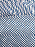 The Karikala: Slim Fit Supima Cotton Checkered Blue Shirt