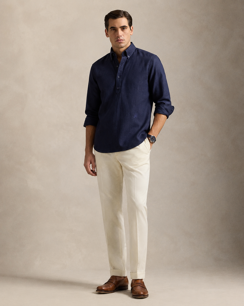 The Marwar Imperial Blue Kurta