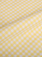 The Karikala: Slim Fit Checkered Yellow Oxford Shirt