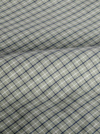 The Udai: Slim Fit Supima Cotton Checkered Pista Shirt