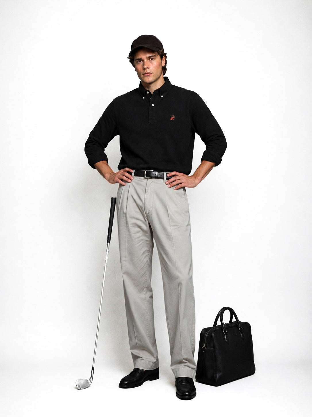 Black Classic Marjing Polo