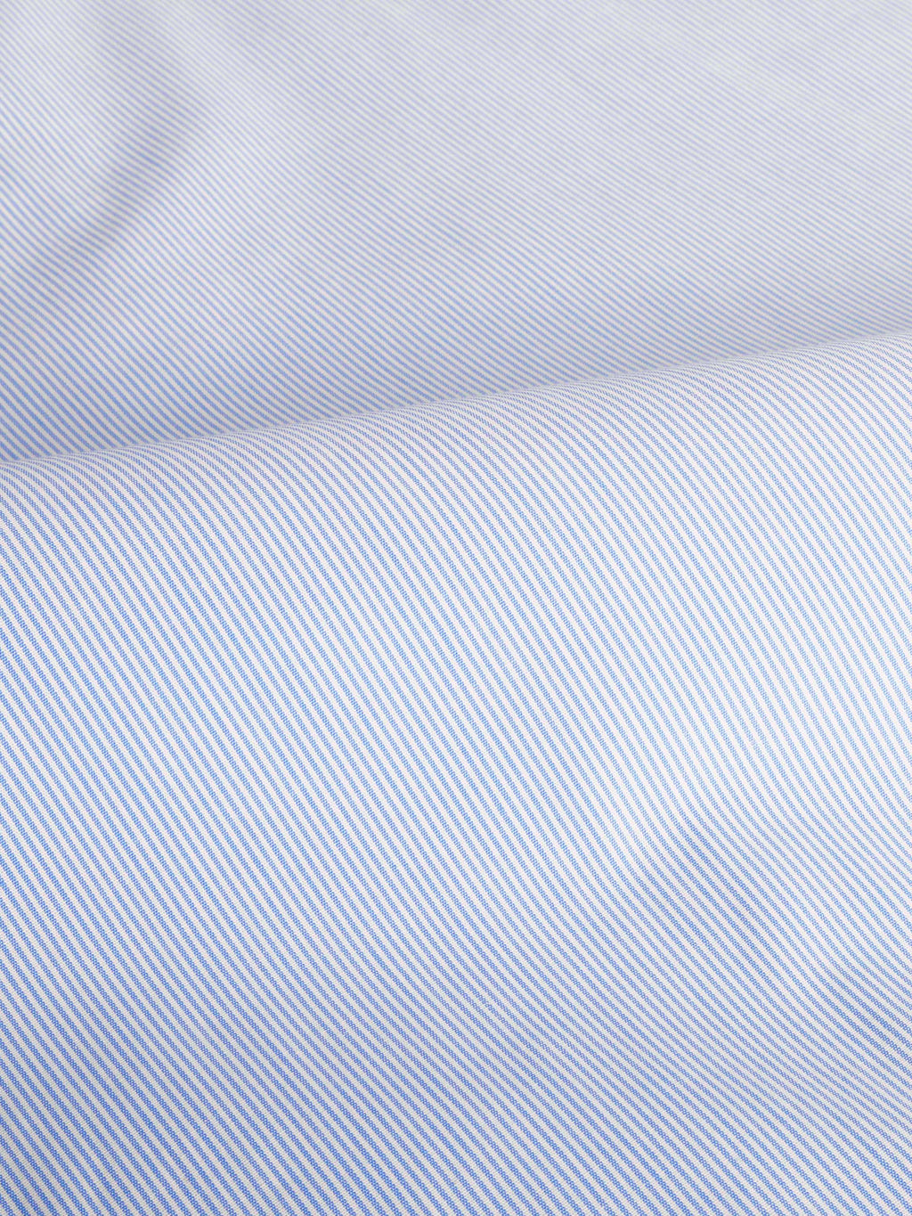 The Rawal: Slim Fit Egyptian Giza Cotton Striped Powder Blue Shirt