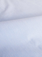 The Rawal: Slim Fit Egyptian Giza Cotton Striped Powder Blue Shirt