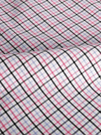 The Karikala: Slim Fit Checkered Salmon Poplin Shirt