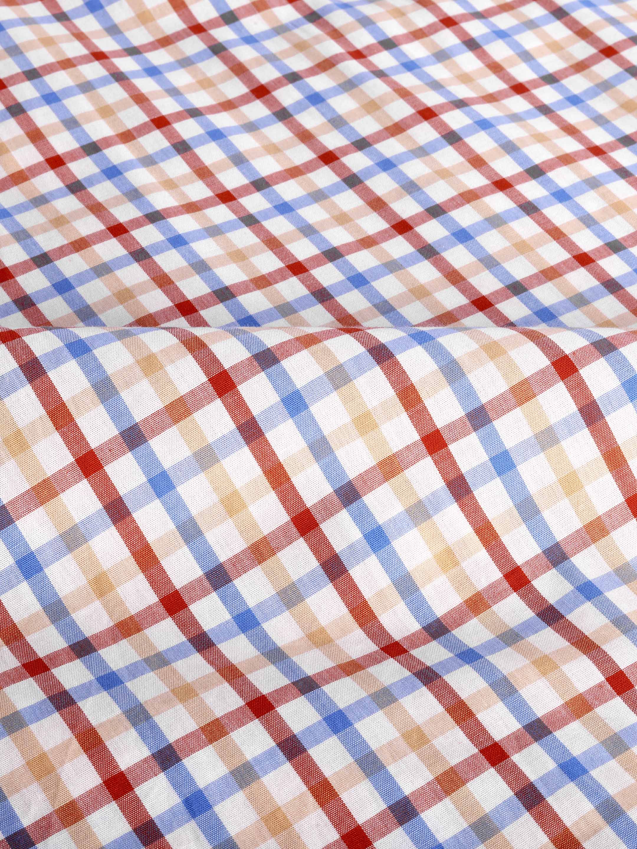 The Karikala: Slim Fit Summer Check Poplin Shirt