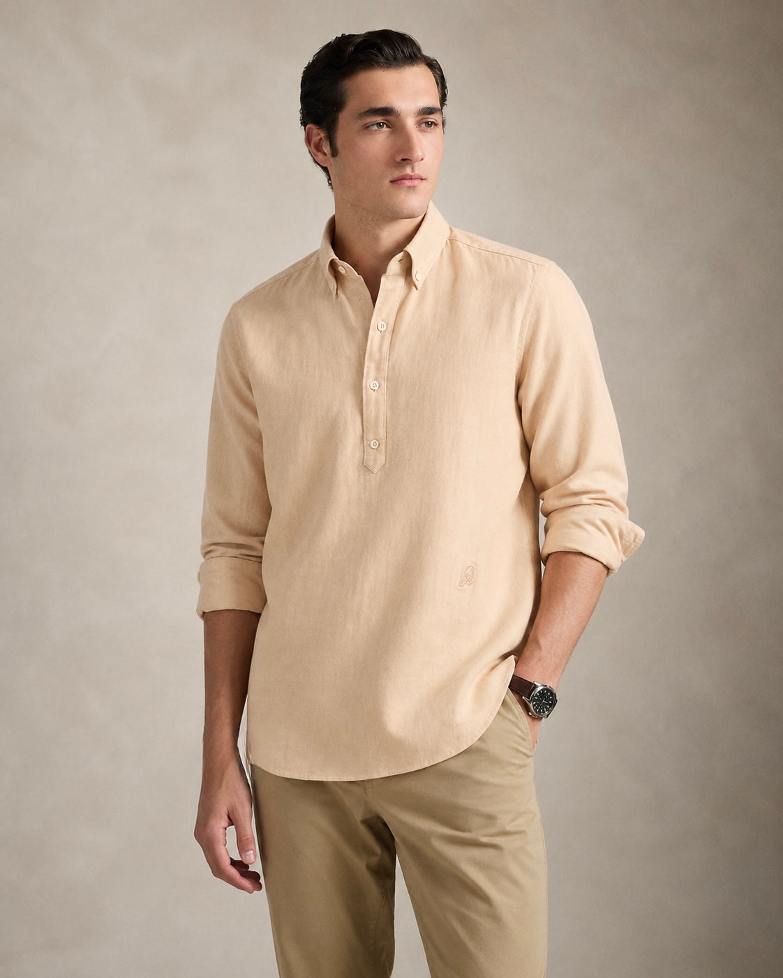 The Marwar Champagne Beige Kurta