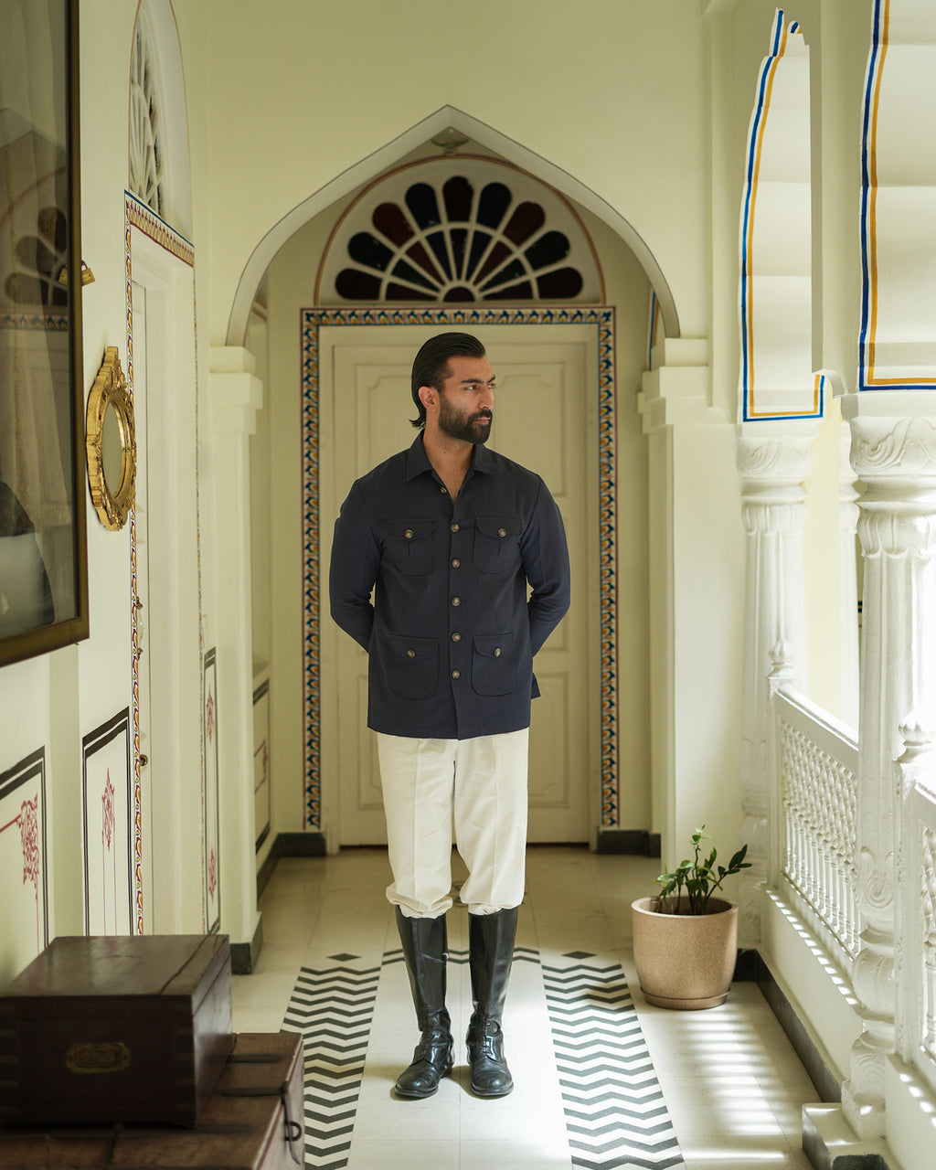 The Bose Navy Blue Field Shirt