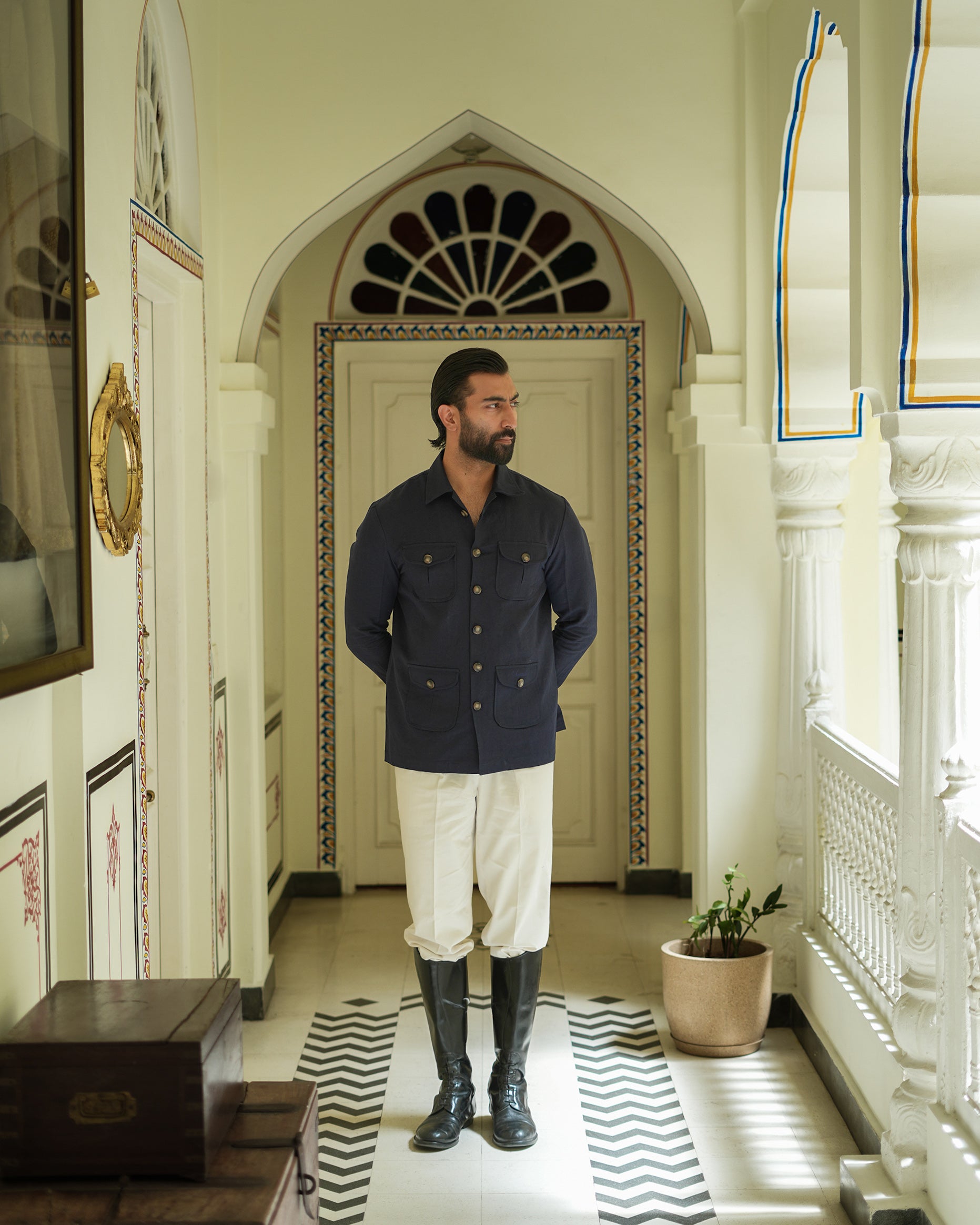 The Bose Navy Blue Field Shirt