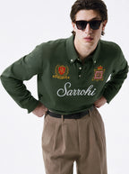 Olive Green Marjing Heritage Polo
