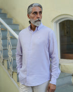 Lavender Dusk Linen Shirt