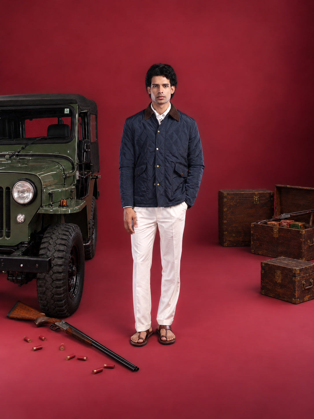 The Tagore Jacket: Prrusian Blue
