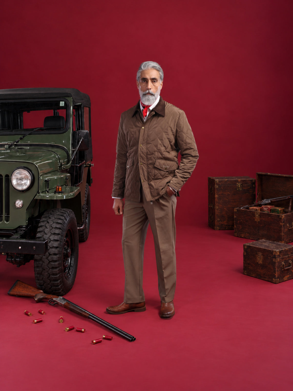 The Tagore Jacket: Mocha Brown