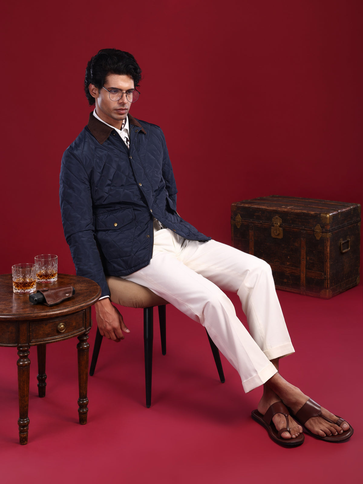 The Tagore Jacket: Prrusian Blue