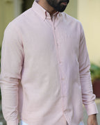 Blush Rose Linen Shirt