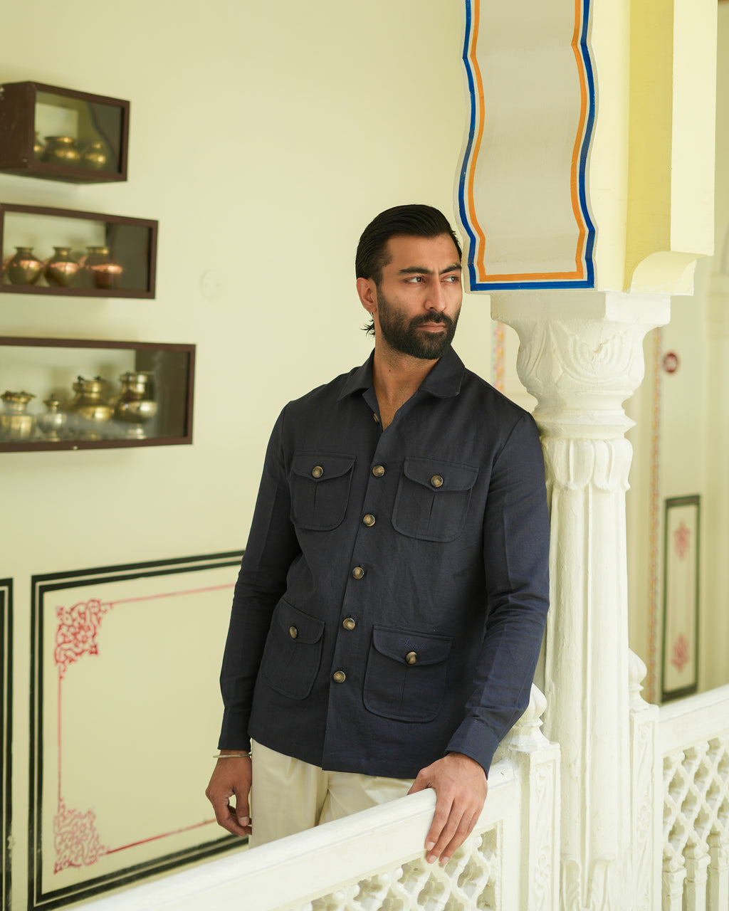 The Bose Navy Blue Field Shirt