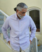 Lavender Dusk Linen Shirt