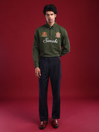 Olive Green Marjing Heritage Polo