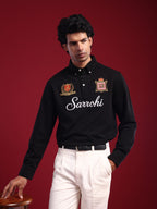Black Marjing Heritage Polo