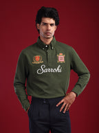 Olive Green Marjing Heritage Polo