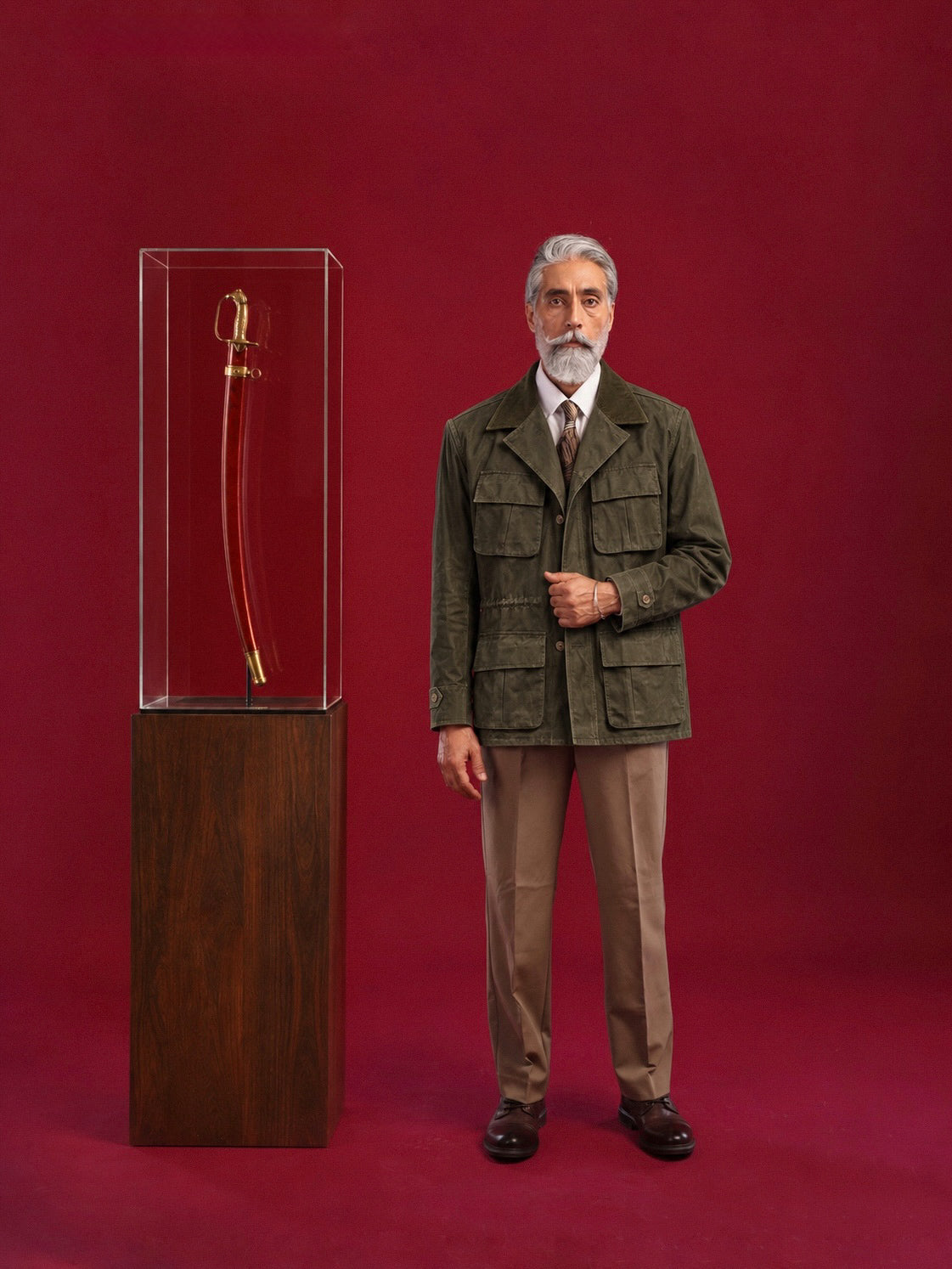 THE GORKHA JACKET: GREEN WAXED Jacket