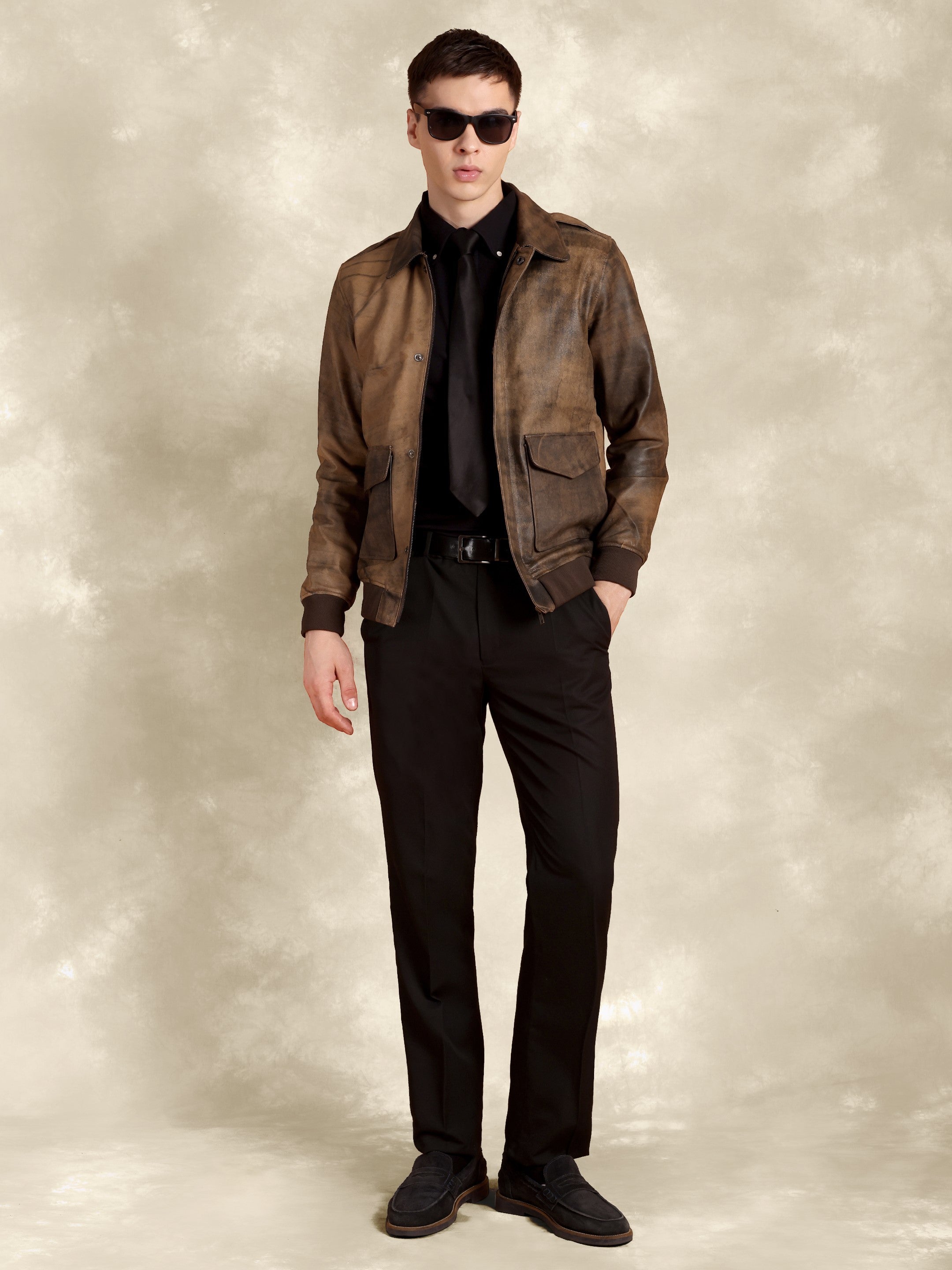 The Anante Men's Leather Jacket