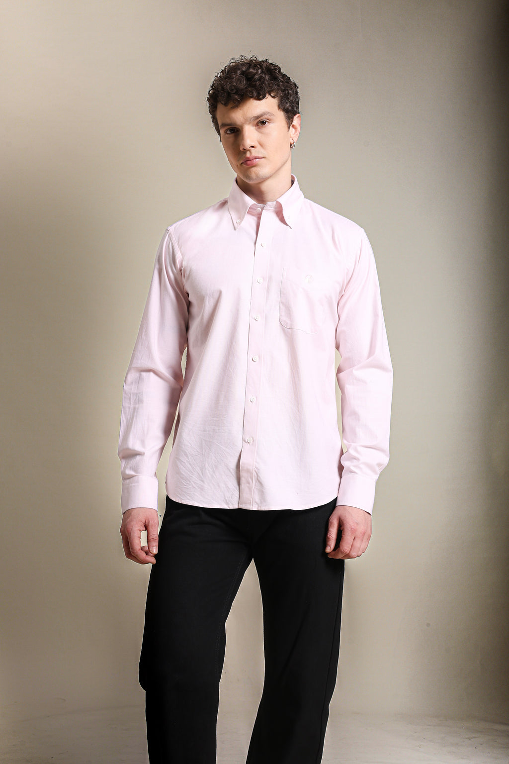 The Udai: Slim Fit Pink Oxford Summer Shirt