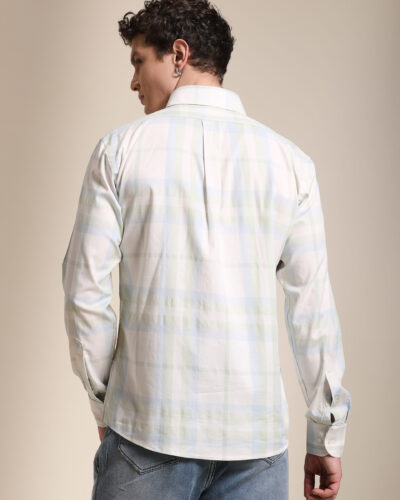 Casual Pista Pattern Summer Shirt With Embroidery