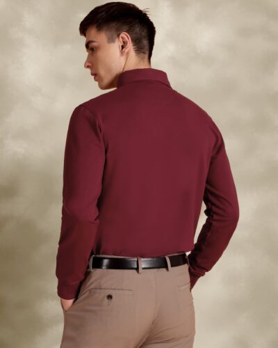 Full Sleeve Maroon With Embroidery