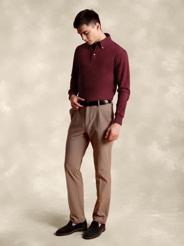 Full Sleeve Maroon With Embroidery